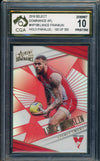 2019 Select AFL Dominance HOLO Parallel Lance Franklin Graded CGA 10