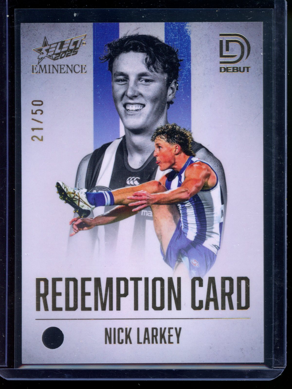2025 Select AFL Eminence Debut Signature Nick Larkey 21/50
